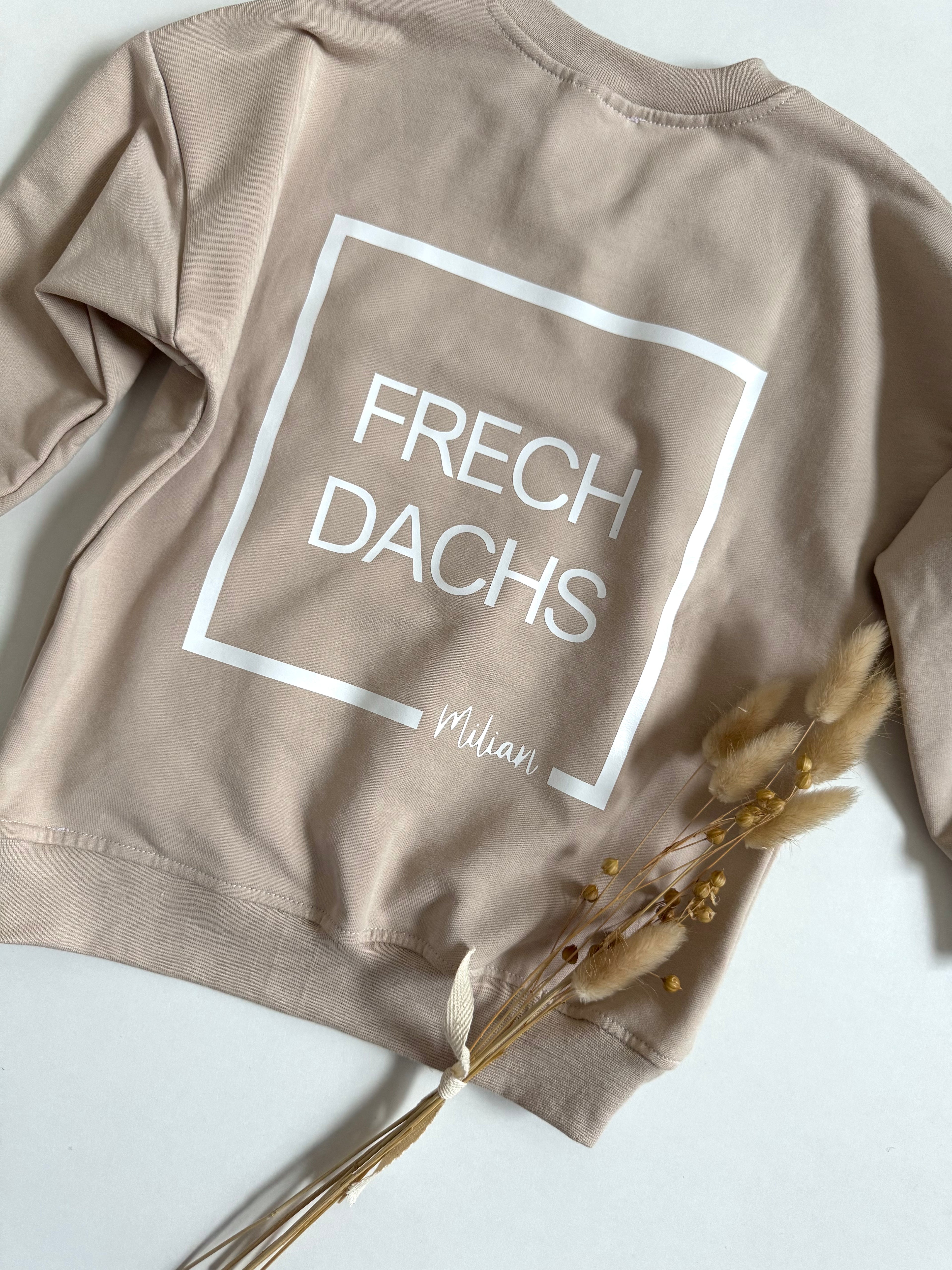 Gr. 98 - „Milian“ Frechdachs – Oversize Sweater