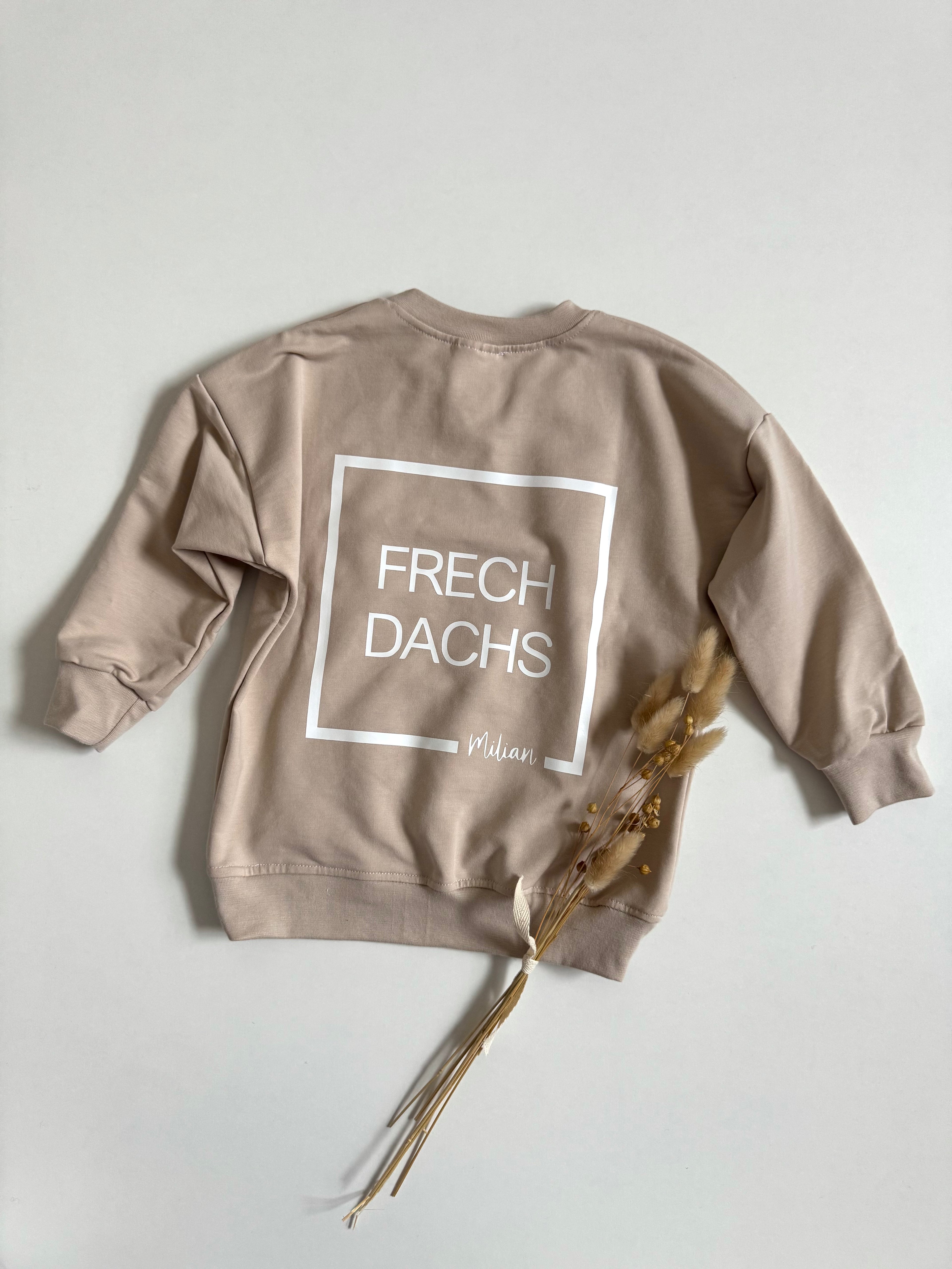 Gr. 98 - „Milian“ Frechdachs – Oversize Sweater