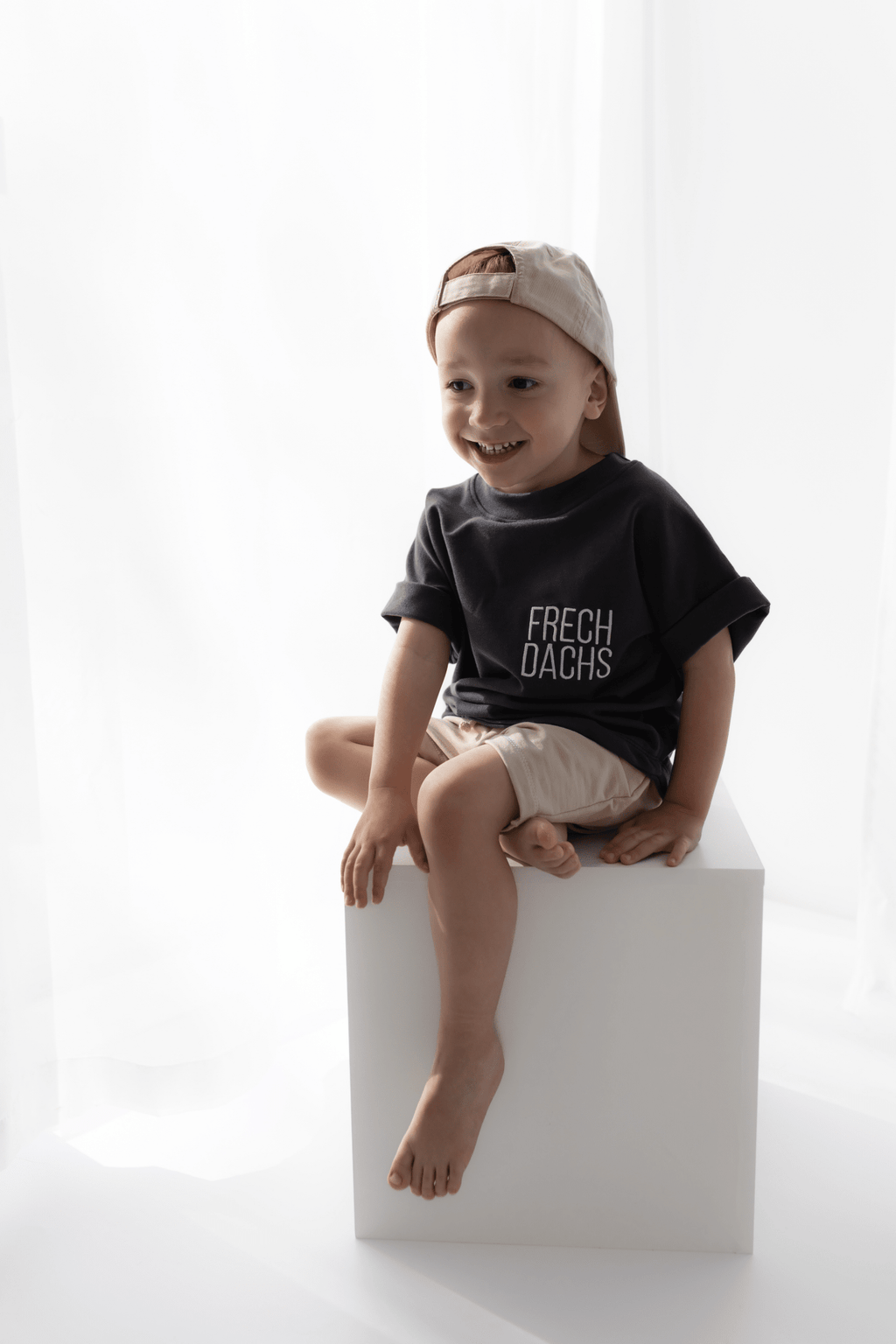 Frechdachs (bestickt) - Oversize Shirt aus Sweat - hejleen handmade