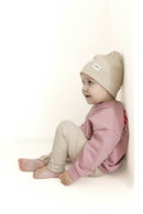 Gerippte Beanie - Karamell - hejleen handmade