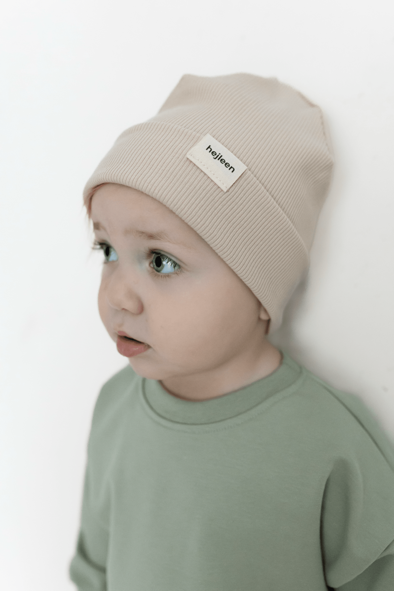 Gerippte Beanie - Karamell