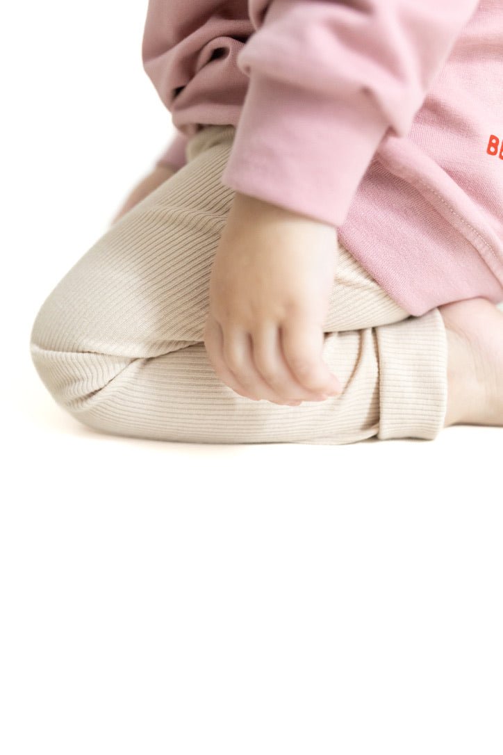 Gerippte Leggings - Karamell - hejleen handmade