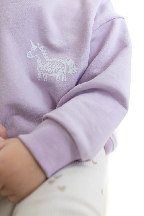 Gr. 62 - Unicorn Sweater - hejleen handmade