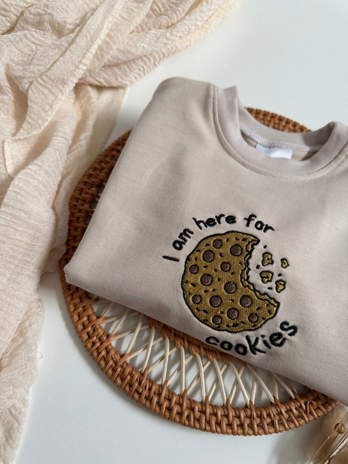 I am here for cookies - Sweater - hejleen handmade